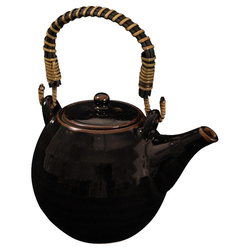 Japanese Teapot 500ml Gloss Brown