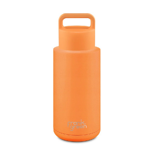 Frank Green Water Bottle 1 Ltr Grip Neon