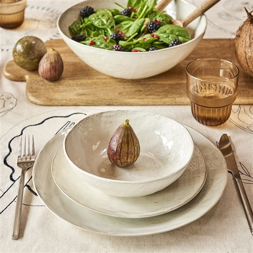 Ecology Dinner Set Linen Birch 12pc