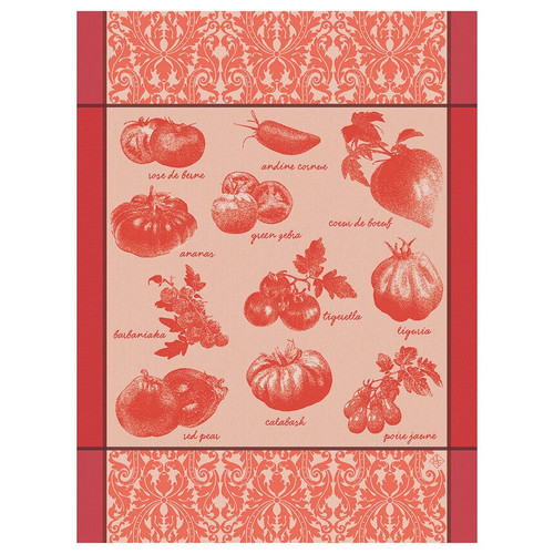 Jacquard Teatowel Tomates Etc Red