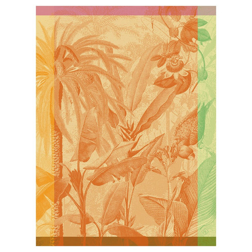 Jacquard Teatowel Equateur Orange