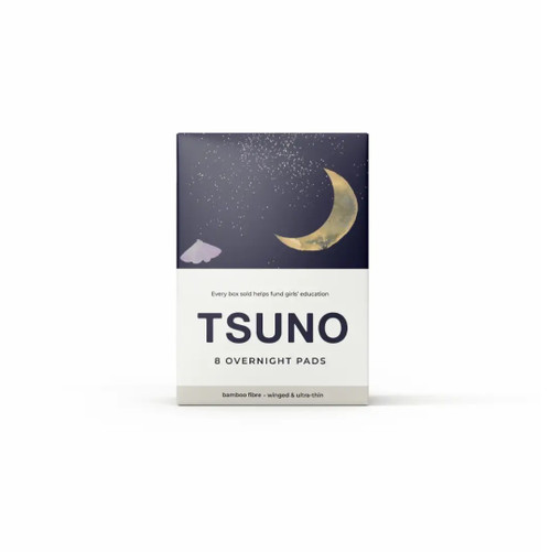 Tsuno Overnight Pads Bamboo 8pack