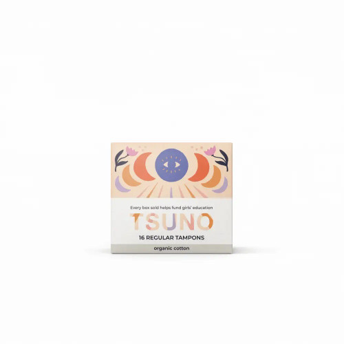 Tsuno Organic Cotton Tampons Regular 16