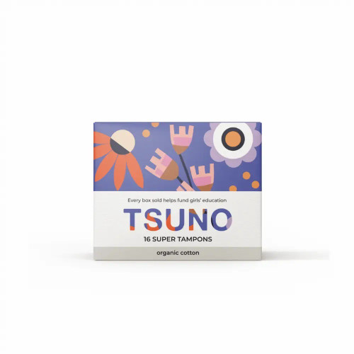 Tsuno Organic Cotton Tampons Super 16