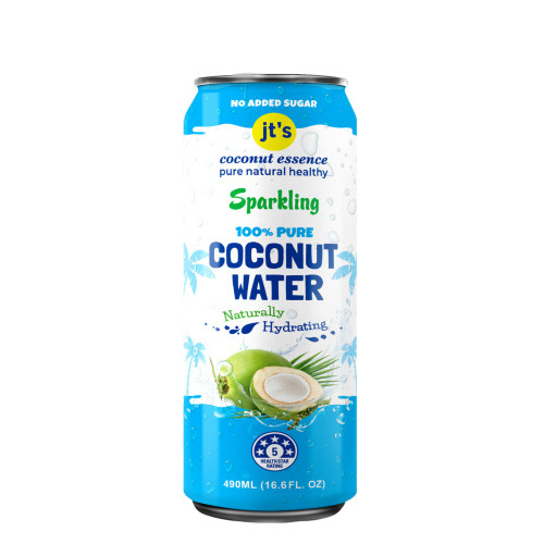 Jt Essence Sparkling Coconut Water 490ml