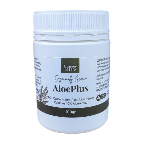 Grasses Of Life Organic Aloe Plus 100g