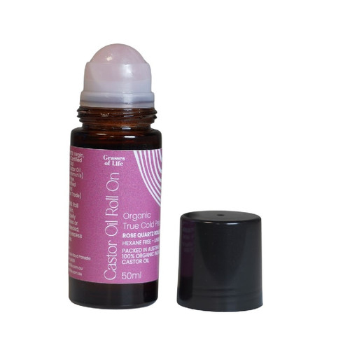 Grasses Of Life Castor Oil Rollon Quartz