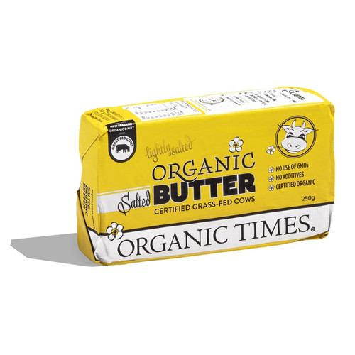Organic Times Butter Salted 250g