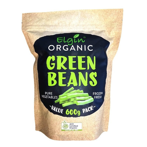 Elgin Organic Frozen Green Beans 600g