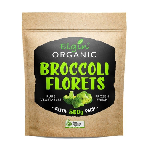 Elgin Organic Broccolli Florets 500g