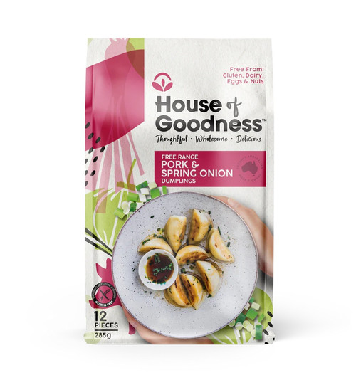 House Of Goodness Dumplings Pork Onion