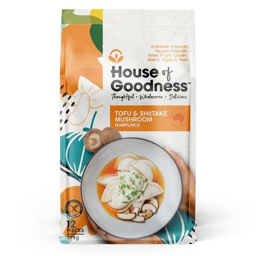 House Of Goodness Dumplings Tofu Mushroo