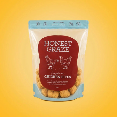 Honest Graze Sorghum Chicken Bites 400g