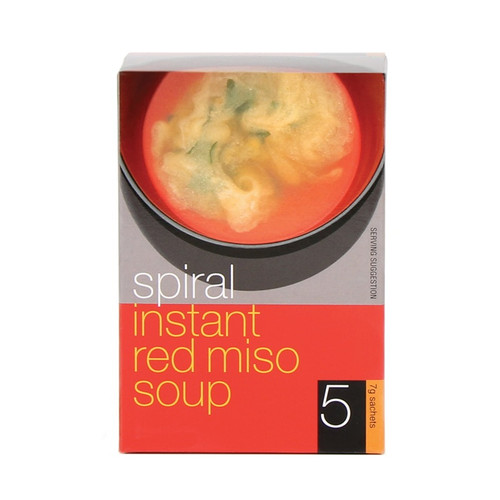 Spiral Instant Red Miso Soup 5 X 7g