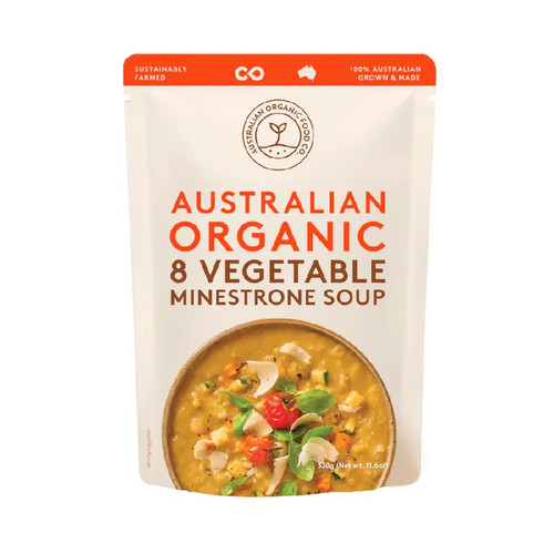 Organic Soup 8 Vegetable Minestrone 330g