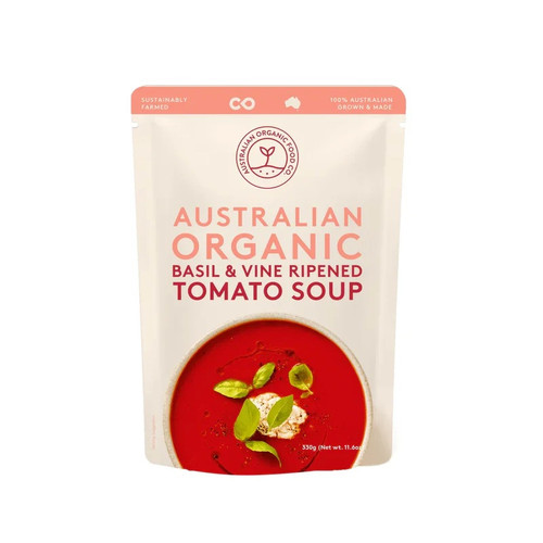 Organic Soup Basil Tomato 330g