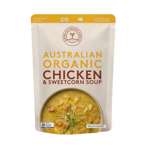 Organic Soup Chicken Sweetcorn 330g