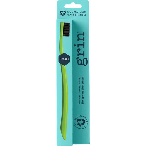 Grin Charcoal Infused Toothbrush Med