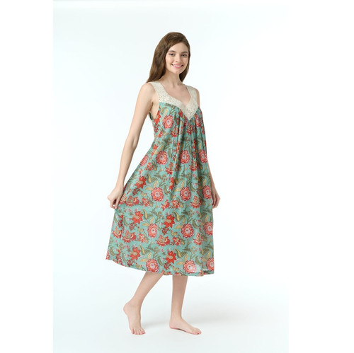 Arabella Cotton Nightie V-laced H1 S
