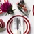 Cornishware Red & White Stripes Lunch Plate 25cm