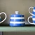 Cornishware Covered Sugar Bowl Blue