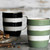 Cornishware Black and White Striped Mug