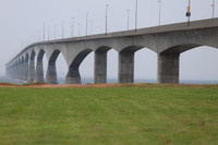 Confederation Bridge that connects New Brunswick to P.E.I