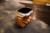 Classic Leather Apple Watch Band - Walnut Minerva