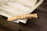 Handmade full-grain leather Apple Watch band