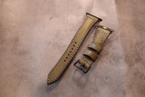 Classic Leather Apple Watch Band - Grey Minerva
