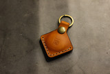 Leather AirTag Keychain - Olmo Minerva