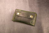 Leather Business Card Holder - Evergreen