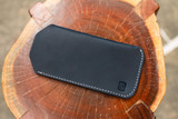 Leather Sunglass Sleeve - Navy Blue Minerva