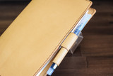 Leather Notebook Cover Set - Natural Minerva