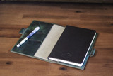 Leather Notebook Cover Set - Evergreen