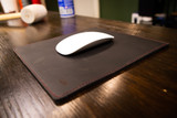 Leather Mouse Pad - Black Minerva