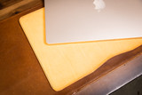 Leather MacBook Sleeve - Natural Minerva