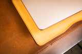 Leather MacBook Sleeve - Natural Minerva