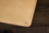 Leather MacBook Sleeve - Natural Minerva