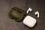 Leather AirPods 3 Case - Olive Green Minerva