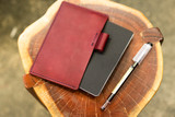 Leather Field Notes Set - Bordeaux Minerva Leather Field Notes Set - Bordeaux Minerva