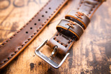 Classic Leather Apple Watch Band - Marbled Walnut Shell Cordovan (LIMITED EDITION)