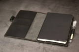 LEUCHTTURM1917 A5 Leather Notebook Cover Set - Black Harvest