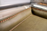 Luxury Leather Collapsable Dice Tray - Grey Minerva