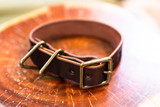 Leather Dog Collar - Dark Brown
