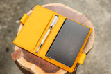 Leather Notebook Cover Set - Yellow Minerva (LIMITED EDITION) Leather Notebook Cover Set - Yellow Minerva (LIMITED EDITION)