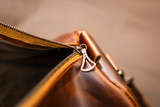 Leather Gym Bag / Mini Duffle - Cognac Balmoral Leather Gym Bag / Mini Duffle - Cognac Balmoral