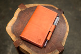 LEUCHTTURM1917 A6 Pocket Leather Notebook Cover Set - Pink Minerva (Limited Edition)