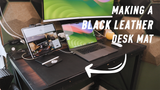 The BEST Premium Black Leather Desk Mat