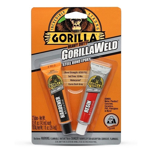 GorillaWeld Heavy Duty Steel Bond Epoxy